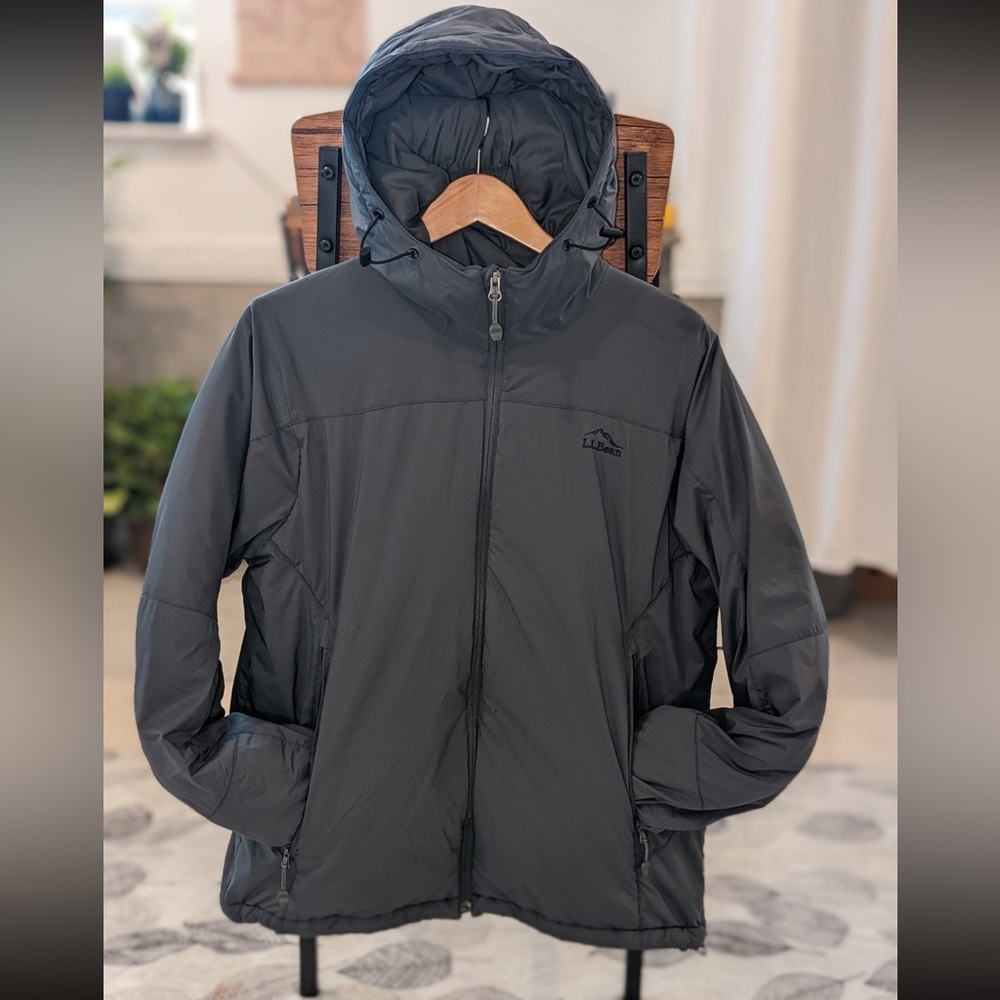 Ll bean cloudlight Primaloft hooded jacket men’s large RARE